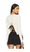 Astr Lauryn Sweater In White