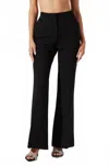 Astr Lawson Flared Dress Pants In Black In Black