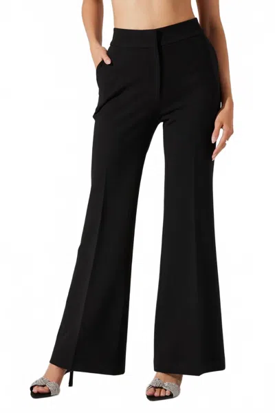 Astr Lawson High-waisted Trouser In Black