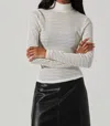 Astr Lida Open Knit Top In Cream In White