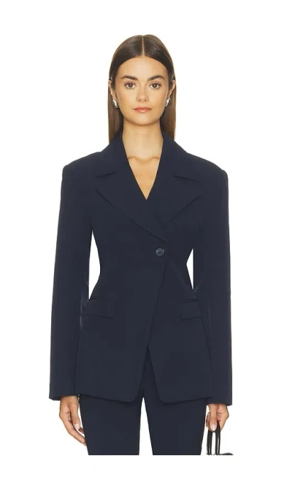 Astr Linda Blazer In Blue