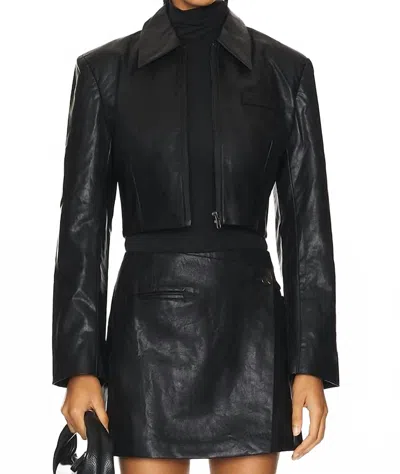 Astr Lindsay Jacket In Black