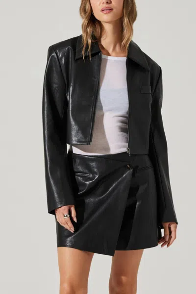 Astr Linley Jacket In Black