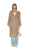 Astr Etta Coat In Taupe