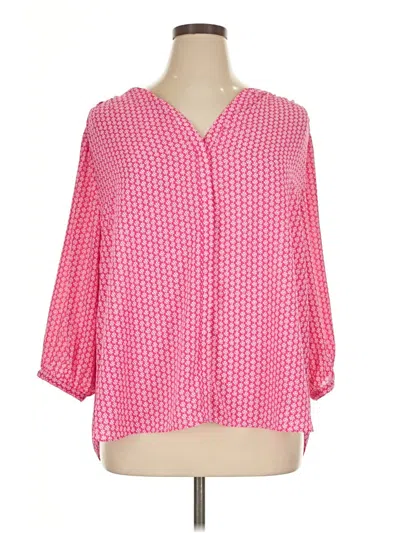 Pre-owned Astr Long Sleeve Blouse In Ivory