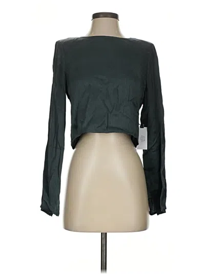 Astr Long Sleeve T-shirt In Green