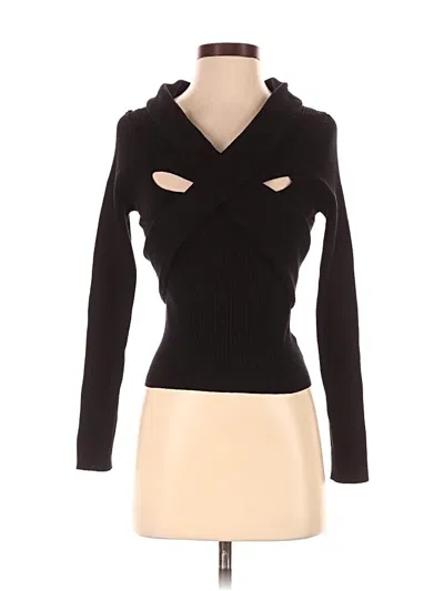 Pre-owned Astr Long Sleeve Turtleneck In Black