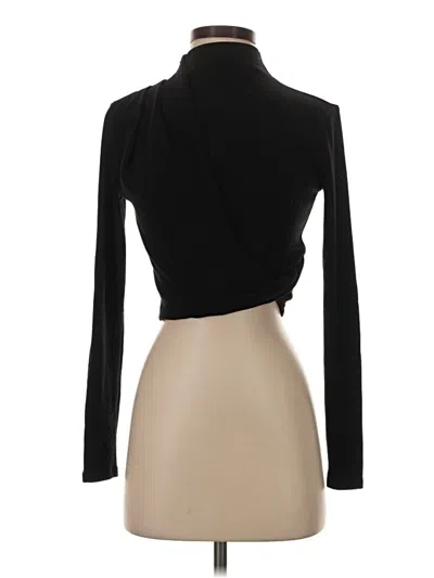 Pre-owned Astr Long Sleeve Turtleneck In Black
