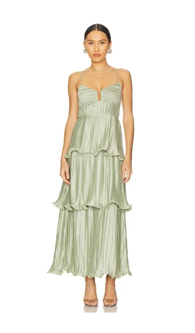 Astr Lupin Dress In Sage