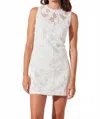 Astr Madge Sleeveless Mini Dress In White In White