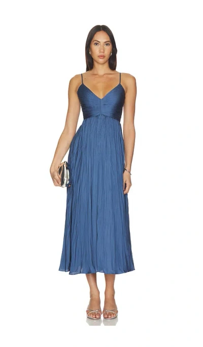 Astr Maeve Dress In Blue
