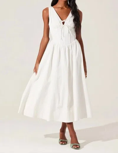 ASTR MAILI DRESS IN WHITE