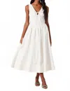 Astr The Label Maili Sleeveless A-line Dress In White