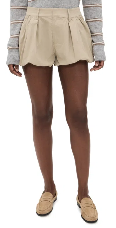 Astr Margeen Shorts Khaki In Brown