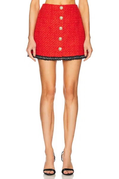 Astr Mavey Mini Skirt In Red