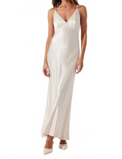 Astr Maxime Dress In Cream In White