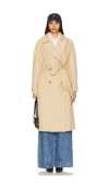 Astr Meryll Coat In 卡其