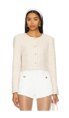 Astr Milena Jacket In Cream Gold