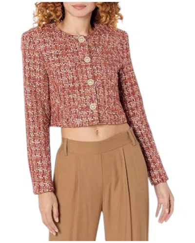 Astr Milena Jacket In Orange/brown