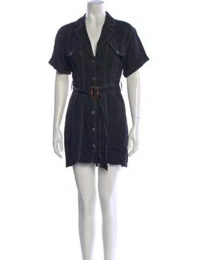 Pre-owned Astr Mini Dress In Blue