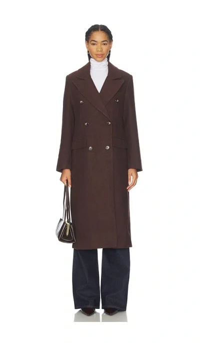 Astr Morana Coat In Brown