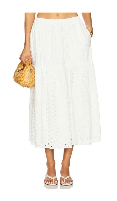 Astr Nalley Skirt In White