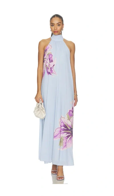 Astr Nesta Dress In Blue