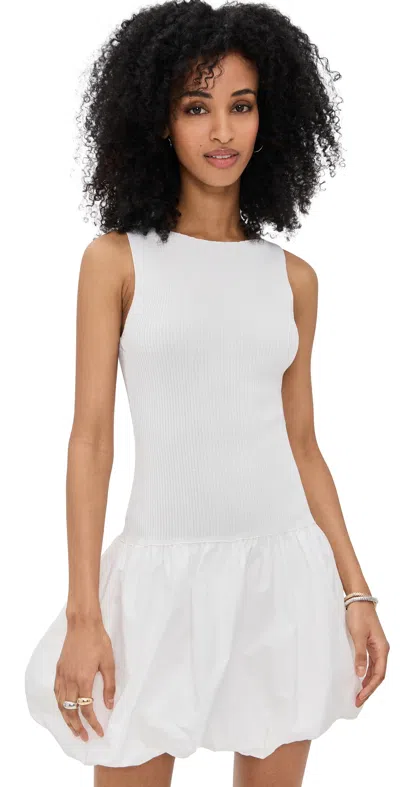 Astr Nettie Sweater Dress White