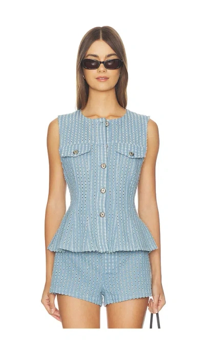 Astr Noa Vest In Blue