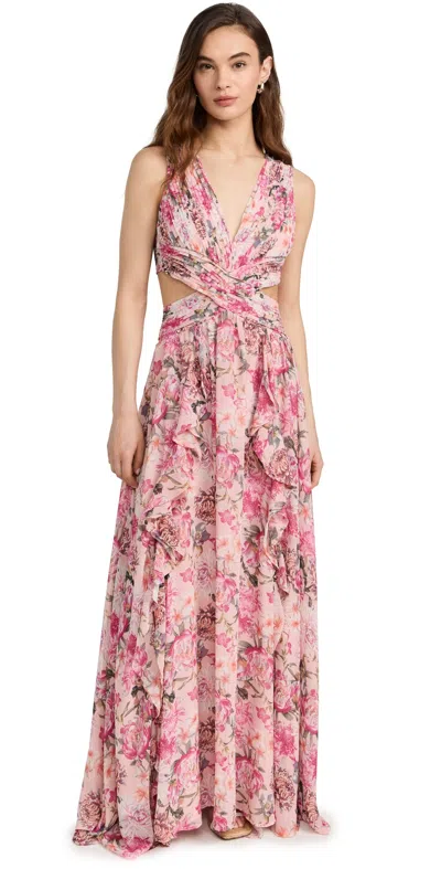 Astr Noya Dress Peony Pink