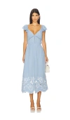 Astr Odeletta Dress In Blue