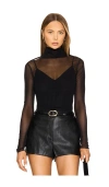 Astr Olia Bodysuit In Black