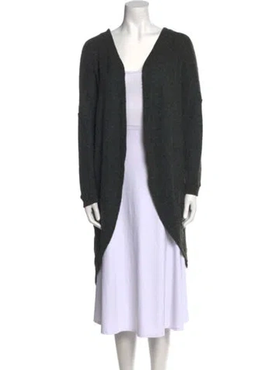 Pre-owned Astr Open Front Sweater In Black