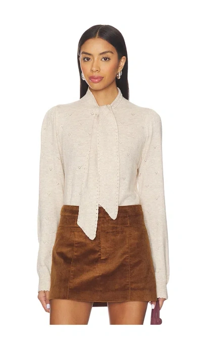 Astr Ovalia Sweater In Neutral