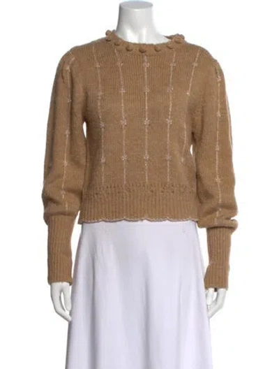 Pre-owned Astr Patterned Crew Neck Sweater