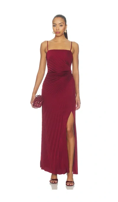 Astr Paulette Dress In Wine