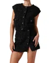 Astr The Label Pedrine Vest In Black