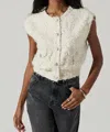 Astr Weste Pedrine In White