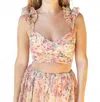 Astr Penn Plisse Top In Orange In Orange
