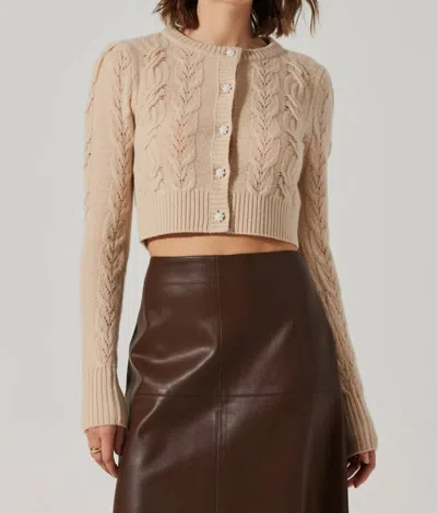 Astr The Label Peri Wool Sweater In Vanilla