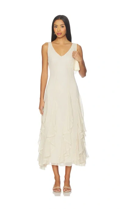 Astr Philomene Dress In White