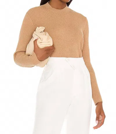 Astr Prescott Sweater In Camel In Brown