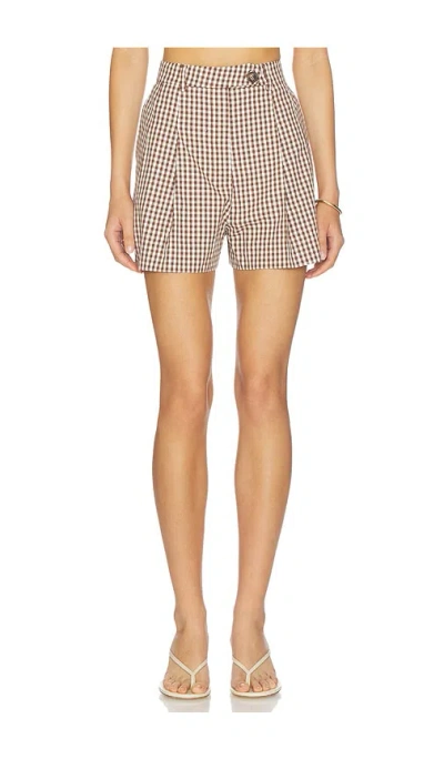 Astr Preston Shorts In Brown