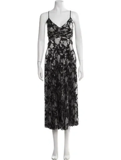 Pre-owned Astr Printed Knee-length Dress In Multi