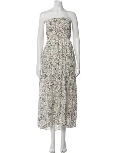 Pre-owned Astr Printed Midi Length Dress In Multi