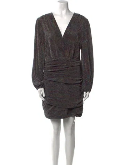 Pre-owned Astr Printed Mini Dress In Multi