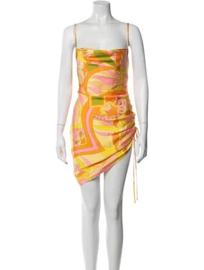 Pre-owned Astr Printed Mini Dress W/ Tags In Multi