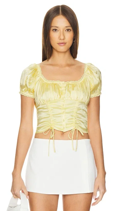Astr Prisca Top In Yellow