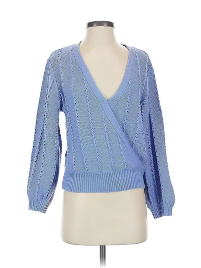 Pre-owned Astr Pullover Sweater In Blue