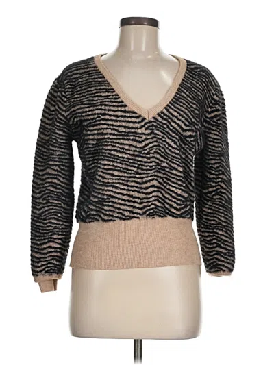 Pre-owned Astr Pullover Sweater In Brown